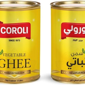 Coroli Vegetable Ghee - Enriched with Vitamin A & D - Healthy Cooking Oil - Halal Certified - 1 Liter