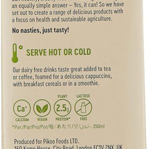 Pikoo Oat Milk Dairy Free, 6 X 1 Litre - Image 2