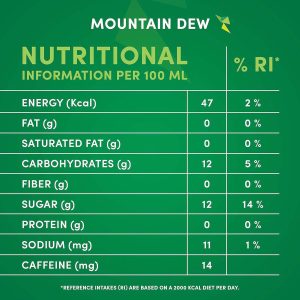 Mountain Dew Carbonated Soft Drink Cans 6 x 245ml - Image 2