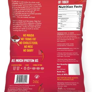 Taali Protein Puffs Smoky Barbeque 60g Pack of 6 - Image 2