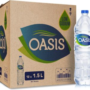 Oasis Still Drinking Water, 1.5L Carton Of 12