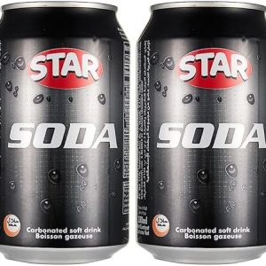 Star Soda Carbonated Soft Drink Can with Tray 6 Pieces 330 ml Promo Pack, 1980.0 millilitre, 1