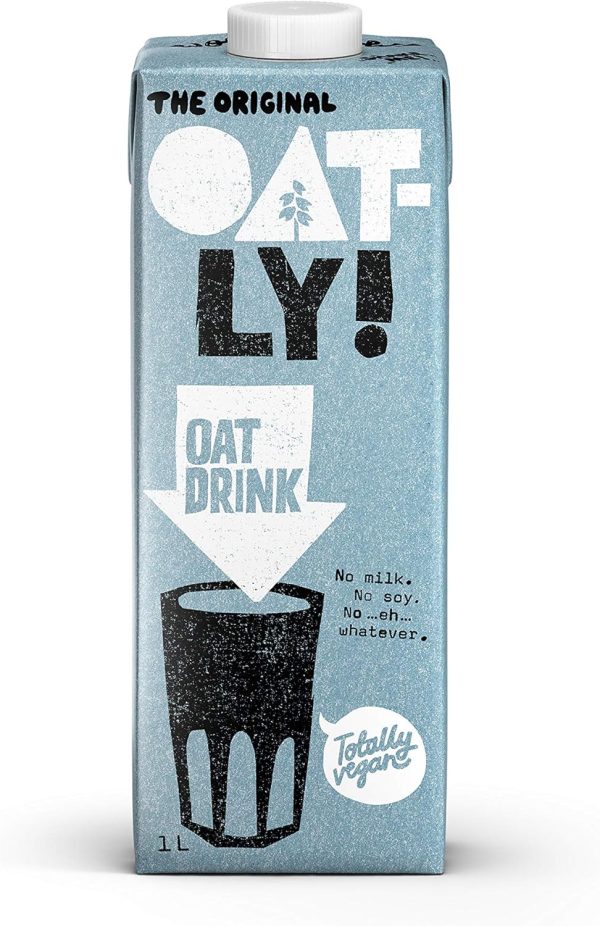 Oatly - Oat Drink Milk Dairy Free - Plant Based Vegan Oatmilk - 1 Liter 1003.0 millilitre, 1